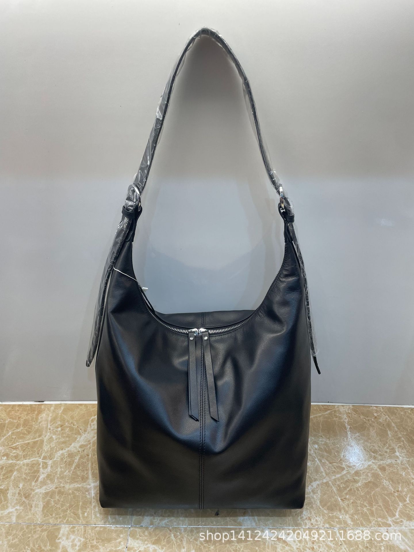 Bolso de gran capacidad nuevo bolso de cubo de hombro único para mujeres bolso de moda tote bolso de moda bolso de mujer de cuero