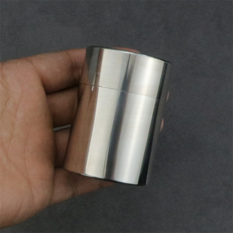 304不锈钢收纳瓶户外密封防潮茶叶罐分装药盒随身便携旅行防水仓