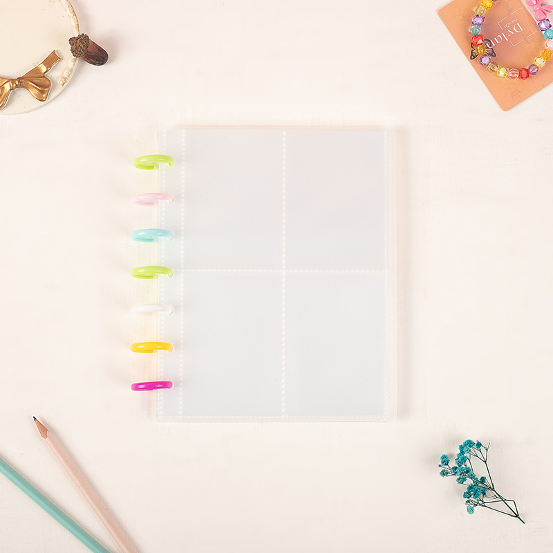 버섯 버튼 [투명] 20페이지/카드 슬롯 80개