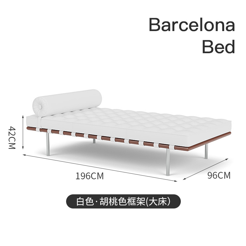 Sofá cama de Barcelona pequeño tipo de casa moderna simple sillón de almuerzo sala modelo de mobiliario doble uso asiento individual