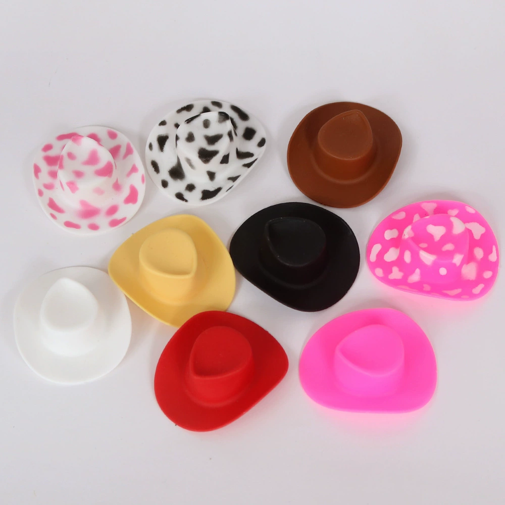 Подарочная маленькая Желтая утиная шляпа аксессуары мини ковбойская шляпа соломенная шляпа джазовая шляпа кукла декоративная шляпа головной убор аксессуары оптом