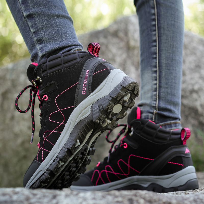 2025 al por mayor transfronterizo otoño y invierno zapatos de montaña zapatos deportivos al aire libre zapatos de montaña zapatos de pareja de gran tamaño