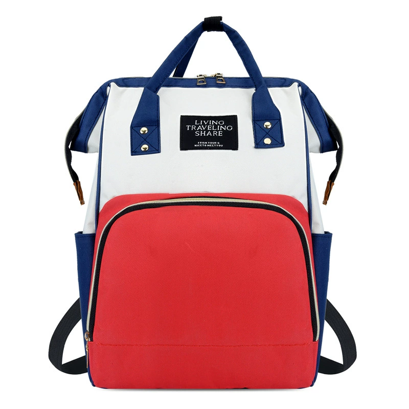Capacious backpack for mother and baby, fashionable universal school bag, milk powder