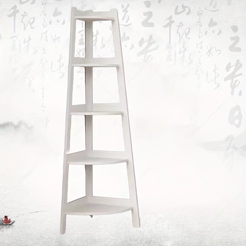 Estantería de estilo nórdico balcón multifuncional soporte de flores estante de almacenamiento de piso ins estudio en el hogar esquina organizador de almacenamiento rack