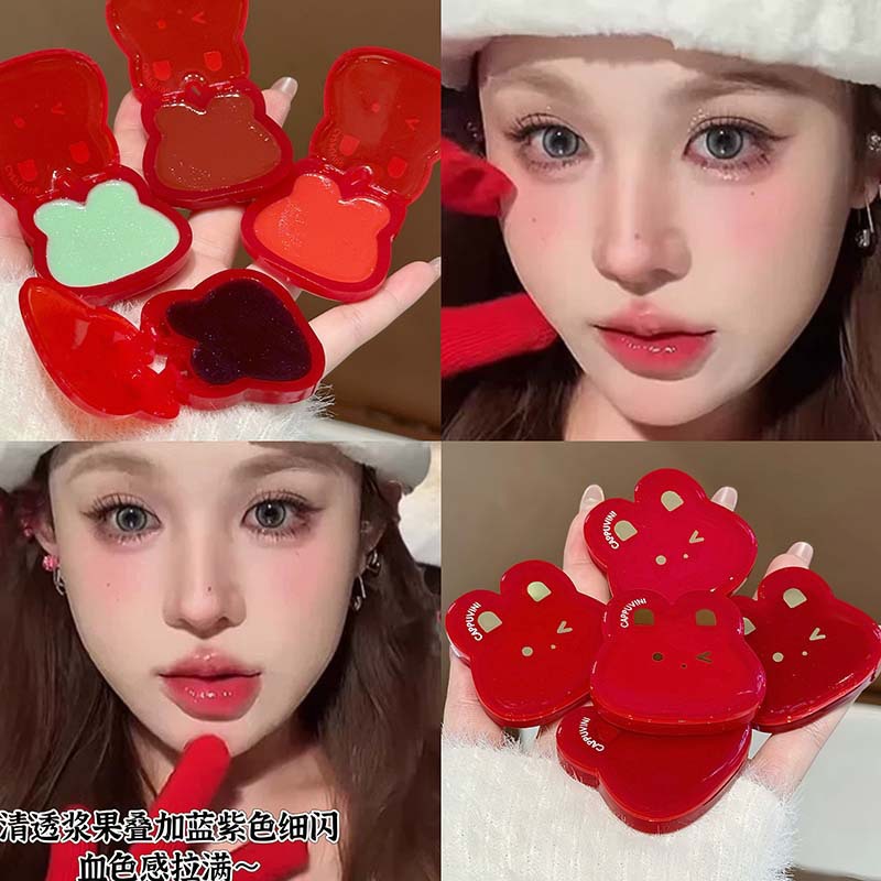 CAPPUVINI soft cute little red rabbit mostly uses ointment…