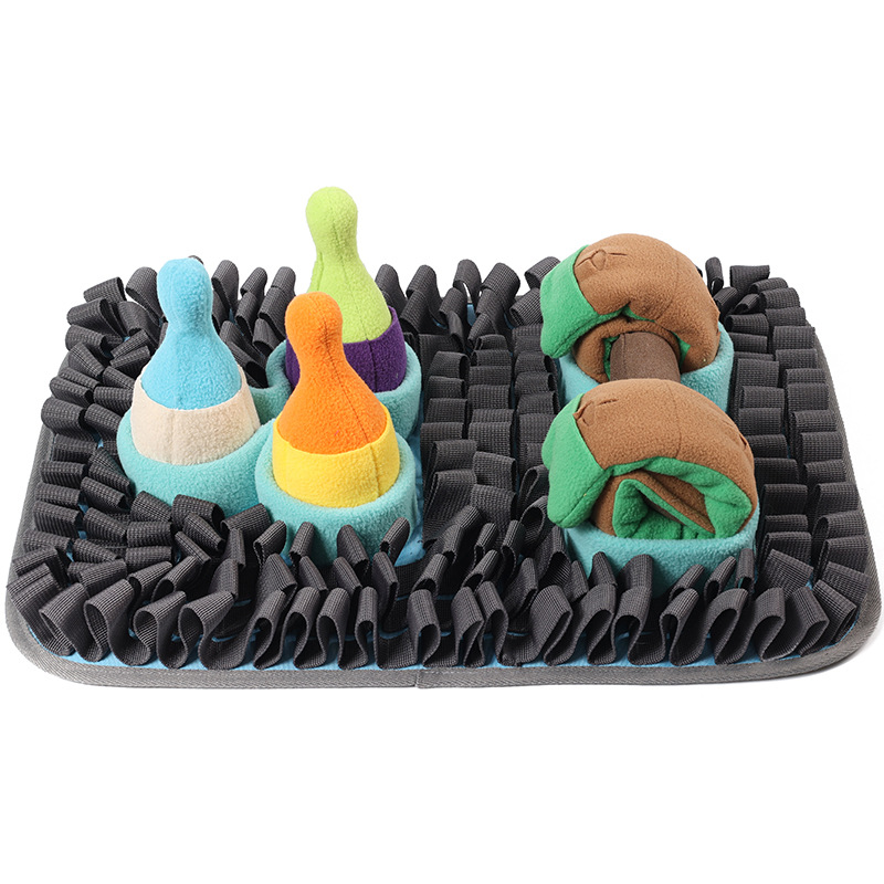 Klettergerüst für Hunde – Ganzjahres-Duftmatte, pädagogisches Spielzeug zum Stressabbau, Futterverstecktraining, interaktives Spiel_voghion.com