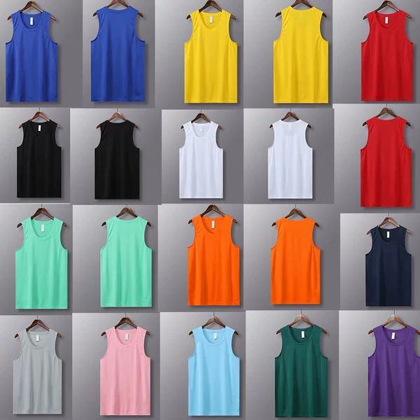 Wholesale Fitness Vest High Sense European and American Basketball Sports Vest Men's Sleeveless Trendy Quick-drying Loose Waistcoat Vest