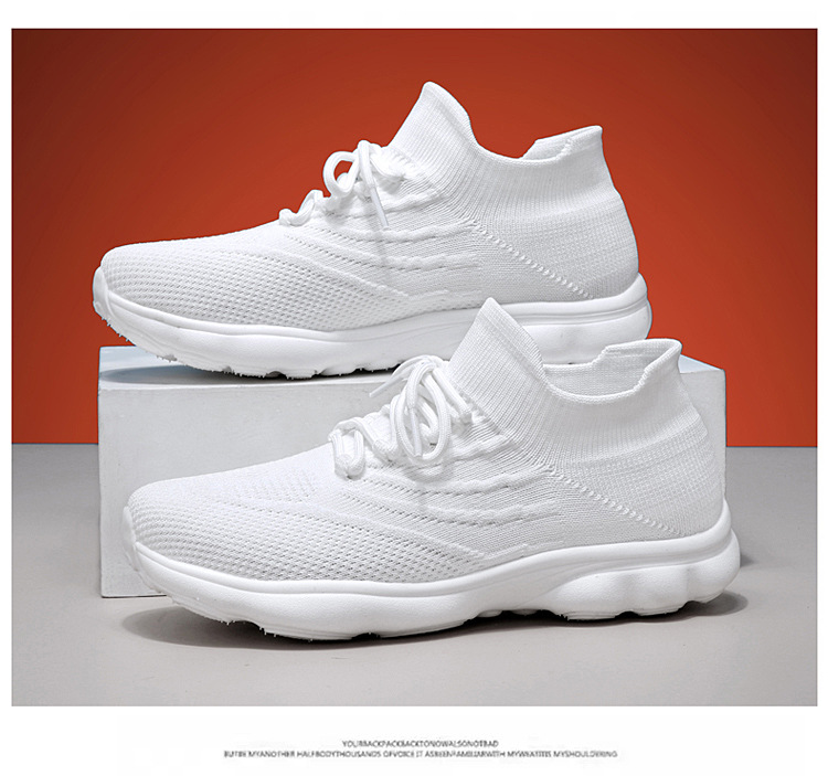 Outdoor-Paar Damen Sommersport, fliegendes gewebtes Mesh, atmungsaktiv, leicht, weich besohlte Tourismus-Wandersockenschuhe,_voghion.com