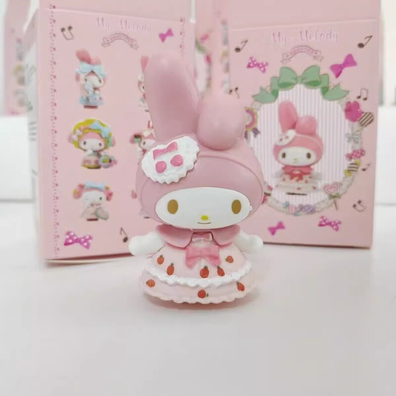 三丽鸥茶话会美乐蒂手办网红爆款盲盒潮玩公仔摆件娃娃机扭蛋玩具|undefined