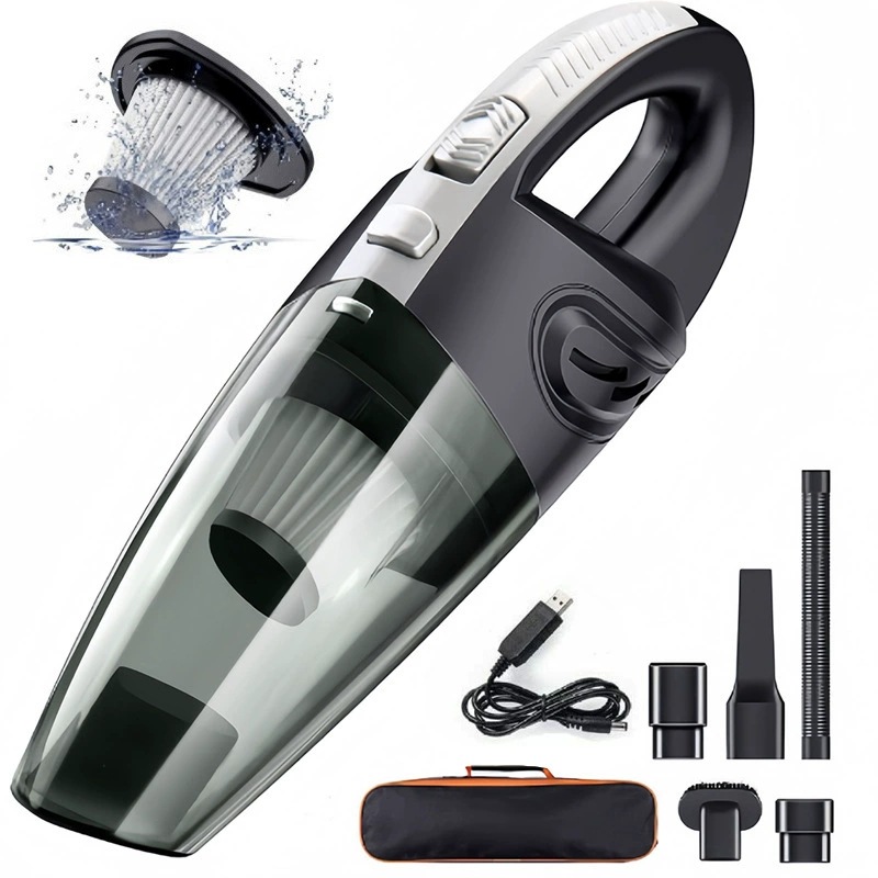 Car Wireless Vacuum Cleaner Wet and Dry Handheld High-power Vacuum Absorbent Charging Car Home Dual-use Cross-border English
