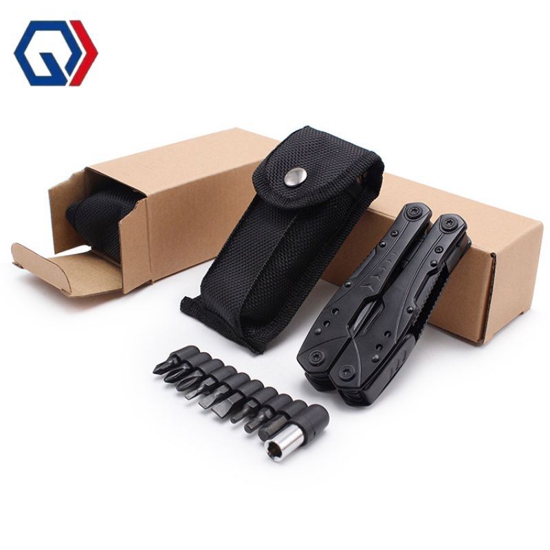 庆迪工厂现货折叠钳子户外多功能钳多用途工具钳野营便携不锈钢小