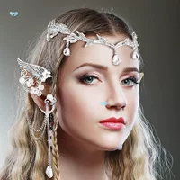 Манжеты для ушей эльфа со стразами, 2 шт. Манжеты для ушей эльфа со стразами, трансграничные