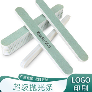 Wholesale Manicure Green and White Polishing Strip Double-Sided Silver Polishing Stick Green Sponge Polishing Silver Polishing Stick Special for Manicure and Silver Jewelry