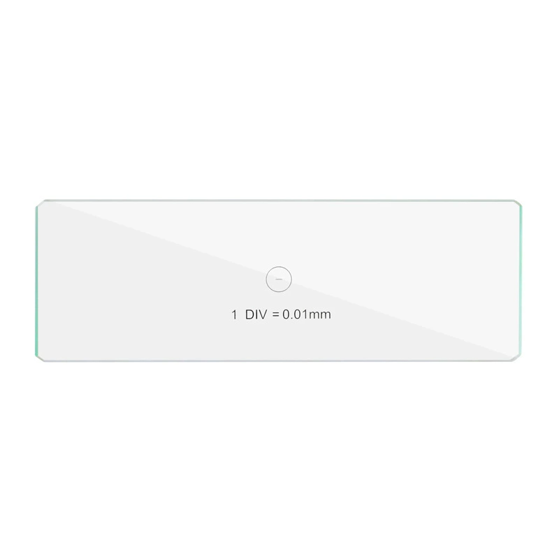 DIV = 0,01 мм 1 мкм микроскопическое стекло микроскопическая линейка стереоскопического микроскопа калибровочная линейка