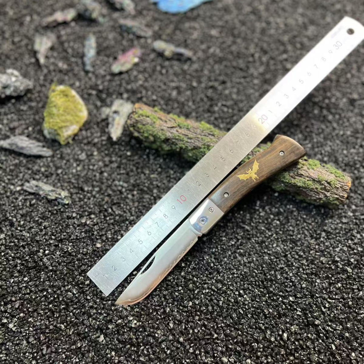 跨境户外刀折叠刀野营刀荒野求生刀户外生存刀水果刀高硬度刀锋利