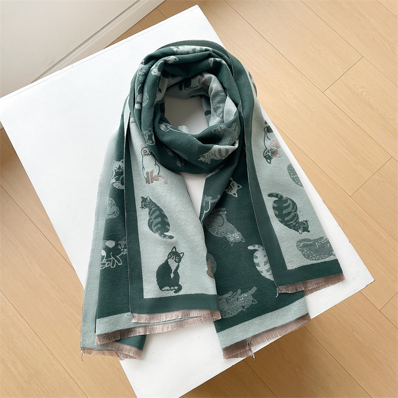 고양이 2 - 녹색