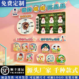 眼镜店墙面装饰画形象背景爱护睛贴纸广告海报科视光中心诊所文化