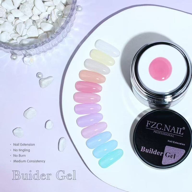 Fzc.Nail Latest Bottle Press Milk Extension Glue 12 Colors Single Color Single Can Macaron Color Nail No Fzc.Nail Latest Bottle Press Milk Extension Glue 12 Colors Single Color Single Can Macaron Color Nail No