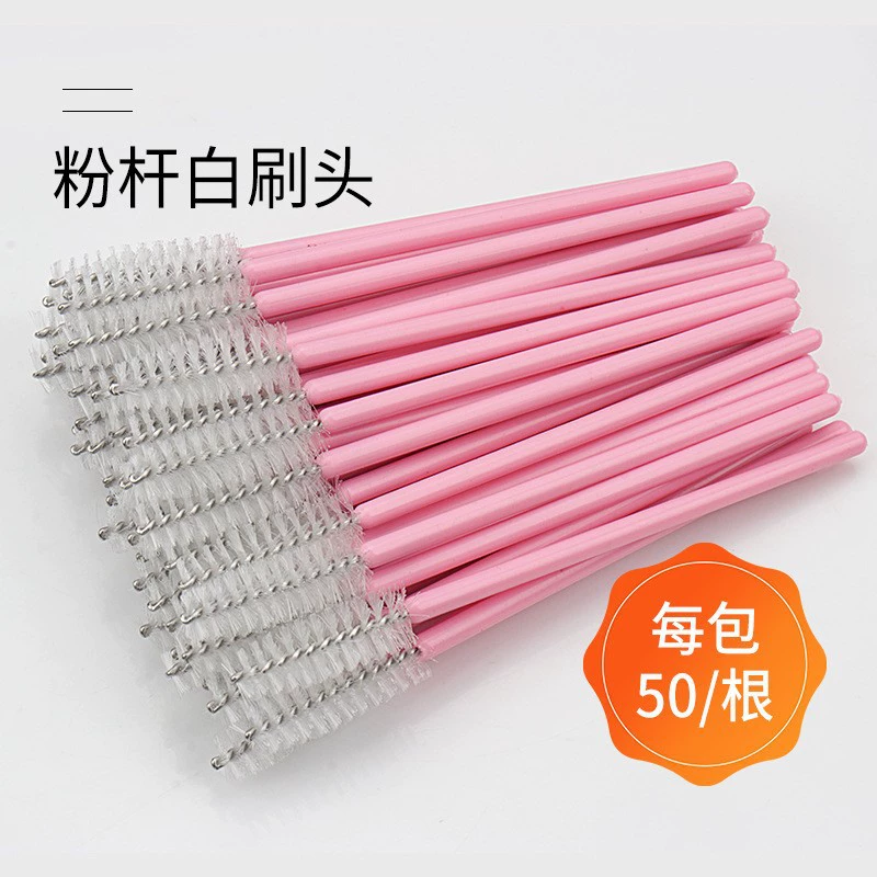 Disposable brush for eyelashes, curly false eyelashes for extension