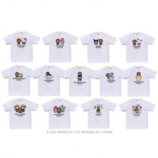 ��ϵ�͹� BAPE BabyMilo ���D Kitty ���� ���s�ճ�ͨ�ڳ��� T ��