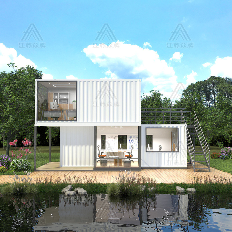 Contenedor de viviendas móviles Red comercial comercial área escénica contenedor tienda móvil café té con leche quiosco