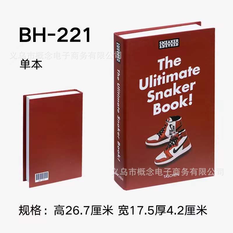 Libros falsos plegables estilo nórdico/INS, props de fotografía, decoración suave, muestra de fábrica