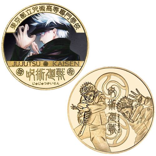 Spell Return Commemorative Coin, Knotweed Hisahito Anime Coin, Peripheral Commemorative Coins, Die-cast Metal Coins, Badges