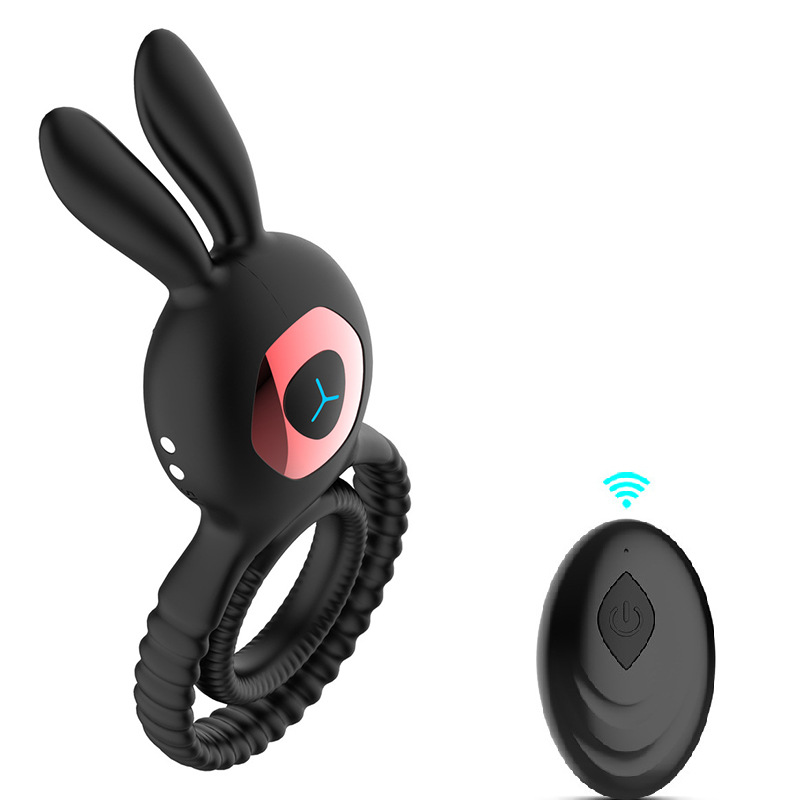 10-Frequency Vibrating Locking Ring with Remote Control, Silicone Cock Ring and Prostate Massager — detail image 22