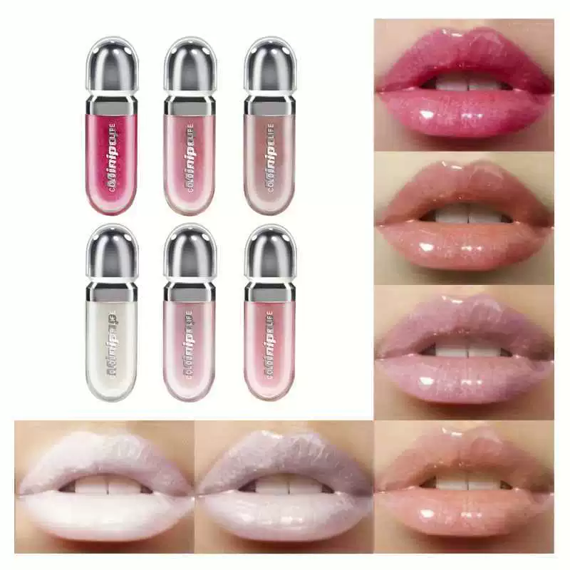 Lip Gloss Mirror Effect, Plumping & Long-Lasting Lip Shine, 6 ml