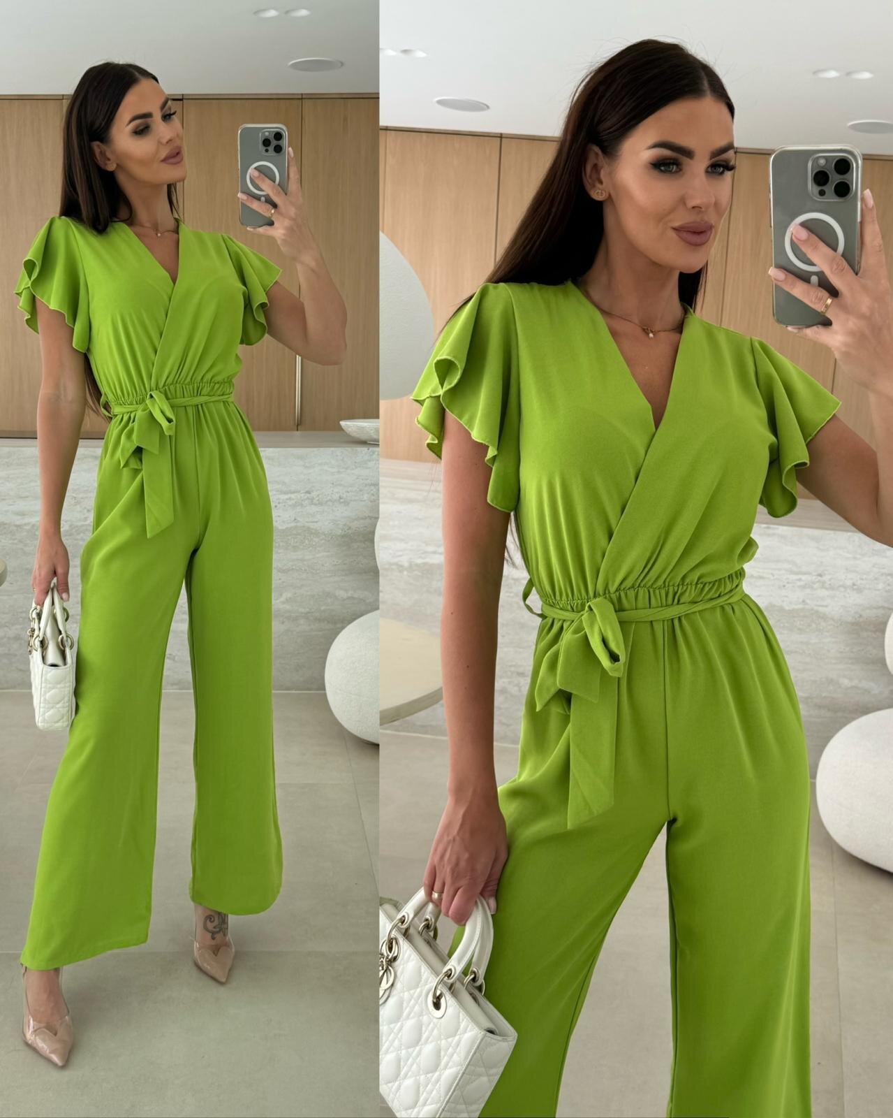 Women's Casual Office Daily Temperament Commuter Commute Style Solid Color Jumpsuits Full Length display picture 6