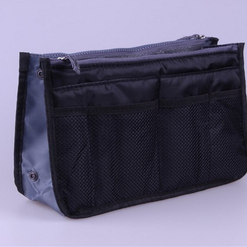 Xingtu portátil doble cremallera bolsa media bolsa multifuncional artículos de tocador organizador bolsa de almacenamiento de cosméticos