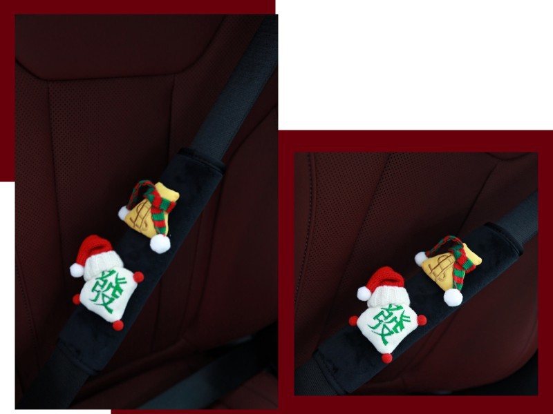 Original Handmade High-End Mahjong Fortune Safety Belt Shoulder Pads for Children, Anti-Strangle and Anti-Wear Decoration, New Car Gift