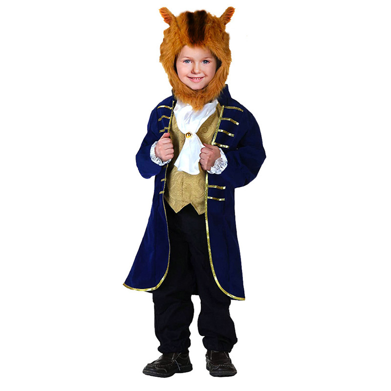 Halloween Costume Boys Show Holiday Party Beauty and the Beast Costume Show Clothes Dress Up Boys Halloween Costume Boys Show Holiday Party Beauty and the Beast Costume Show Clothes Dress Up Boys