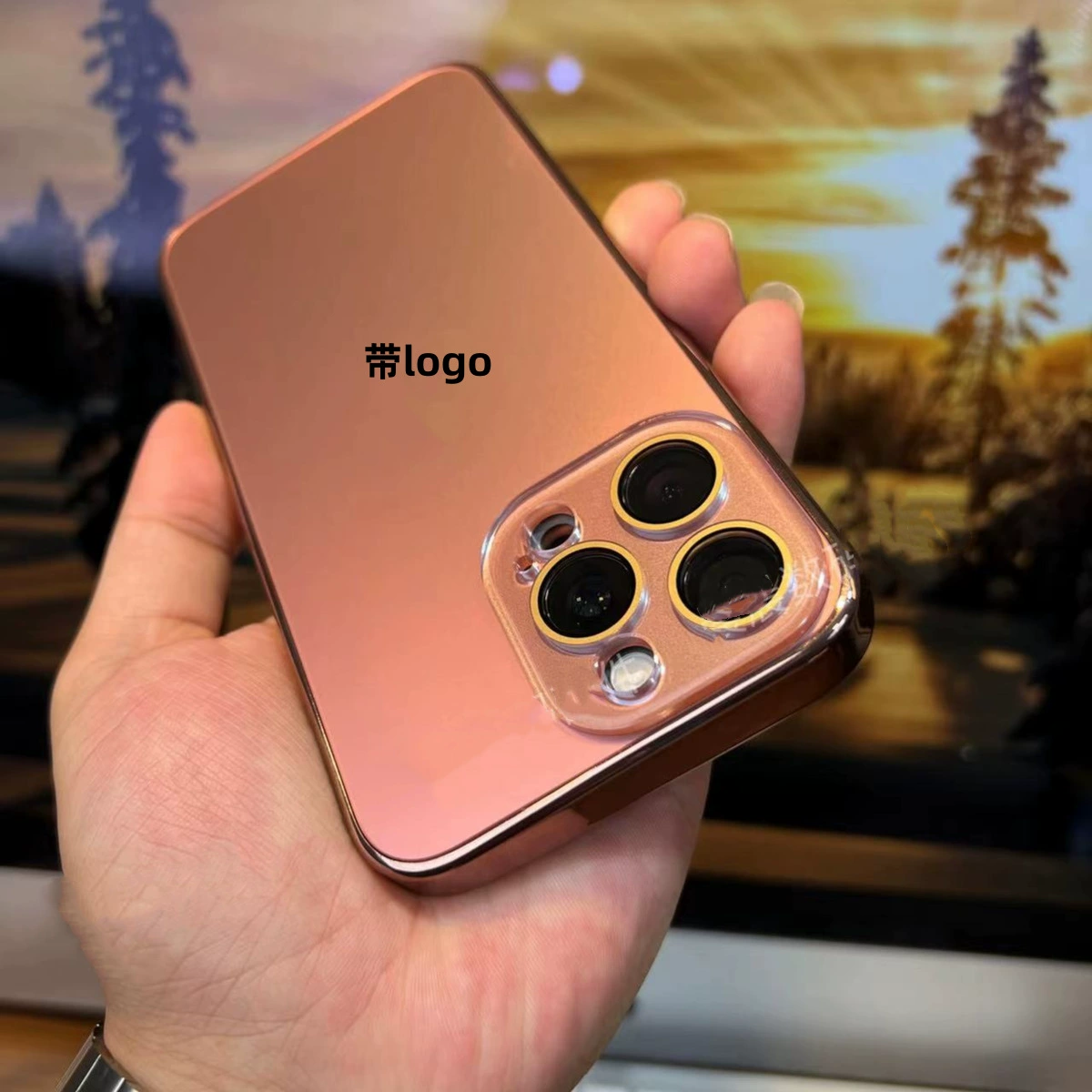 Матовый чехол для iPhone 15, совместимый с Apple, акриловый защитный чехол (15 Pro Max)