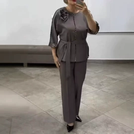 连衣裙;时尚休闲套装;女式衬衫