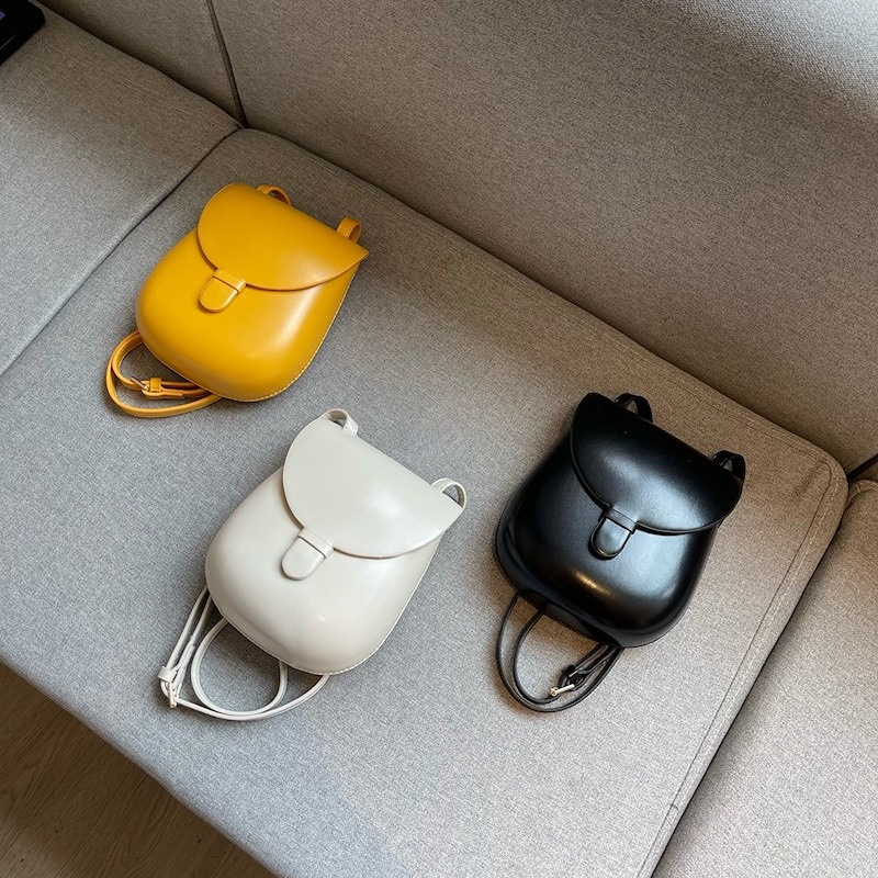 Korean Style Retro Ins Saddle Bag, High-End Fashionable One-Shoulder Cross-Body Bag, Simple and Versatile Large-Capacity Shell Bag