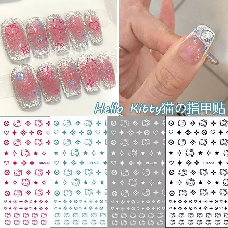 Hello Kitty Nail Stickers Hello Cute Stars Kt Cat Nail Art Cute Kitty Cat Adhesive Nail Stickers Hello Kitty Nail Stickers Hello Cute Stars Kt Cat Nail Art Cute Kitty Cat Adhesive Nail Stickers