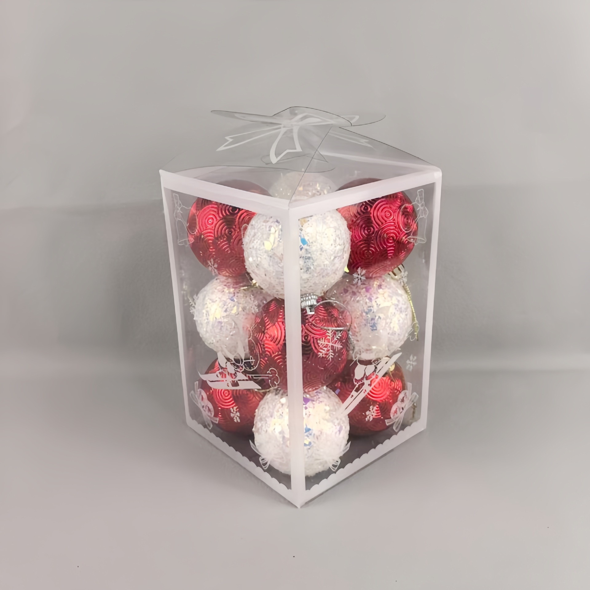 Nuevos adornos de Navidad transfronterizos colgantes bolas de Navidad set bolas de Navidad colgantes de árbol de Navidad caja de regalo bolas de Navidad P