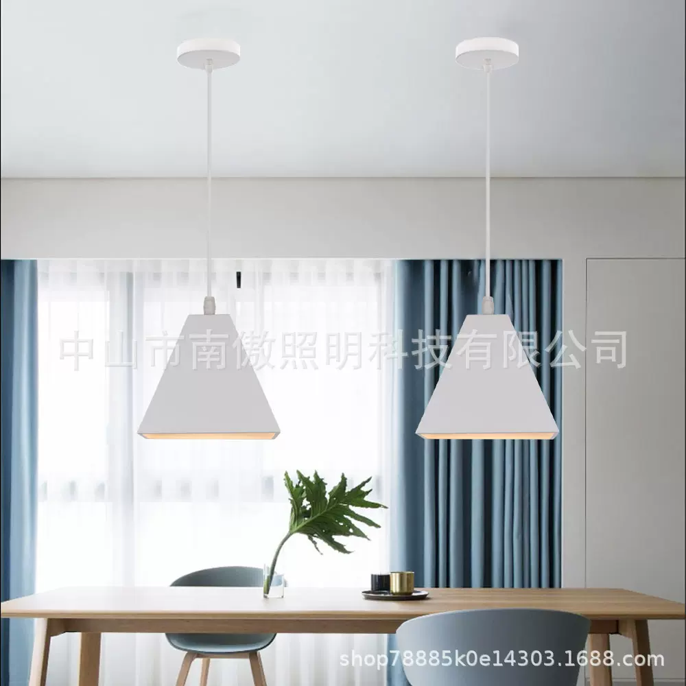 北欧单头马卡龙吊灯 后现代卧室客厅灯家用书房餐厅灯具新品上市