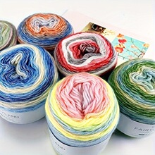 N 12099 Gradient Milk Cotton Yarn �u׃��Ⱦë�� �羳����