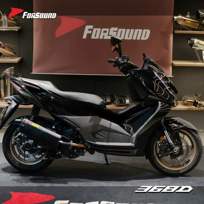 Suitable for ZONTES 368D modified original appearance motorcycle exhaust pipe tail section, direct connection, non-destructive installation (Motorcycle exhaust pipe) - original-factory-appearance-tail-section