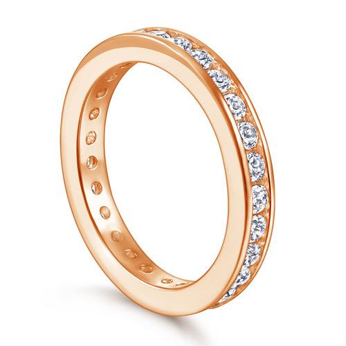 925 Pure Silver Starry Sky Ring for Women, European and American Full Hoop Engagement Ring, Body Ring, Amazon Ring