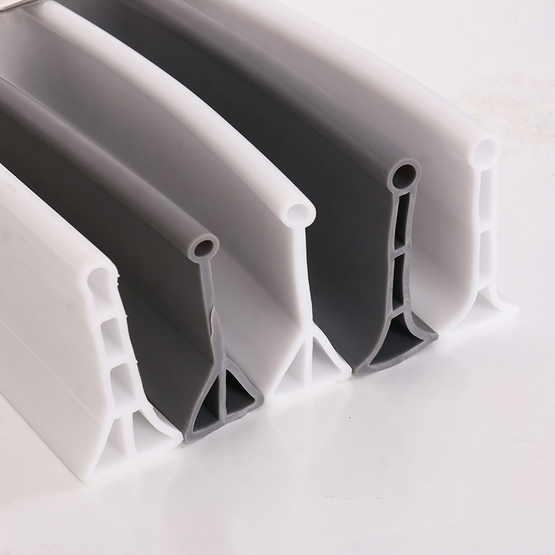 浴室淋浴房硅胶挡水条卫生间干湿分离隔水条自粘型阻水条可弯曲