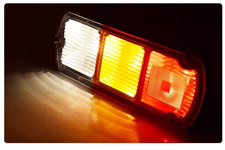 Wuling Rongguang Pickup Truck Rear Tail Light Truck Accessories Single Row Brake Light Reversing Light Double Row Turn Signal Lampshade Bulb