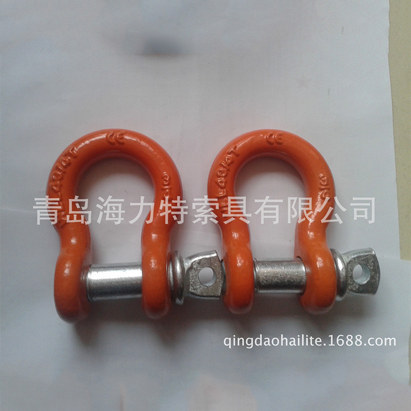 厂家生 产弓形卸扣 高强度起重卸扣链条连接器U型卡环卡扣