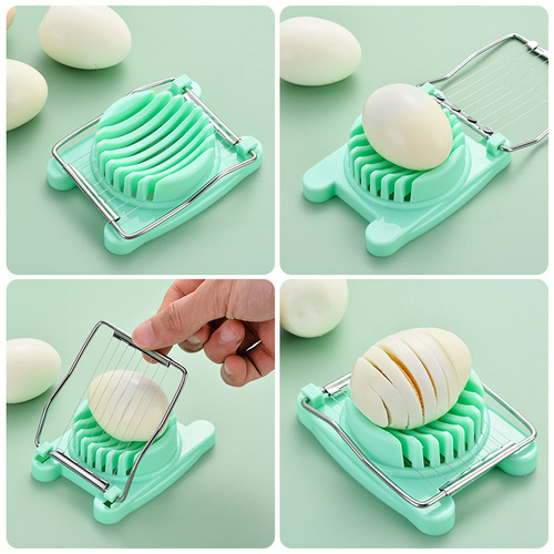 Kitchen Gadgets Cross-border Stainless Steel Single Head Egg Slicer Amazon Kitchen Supplies Gadgets