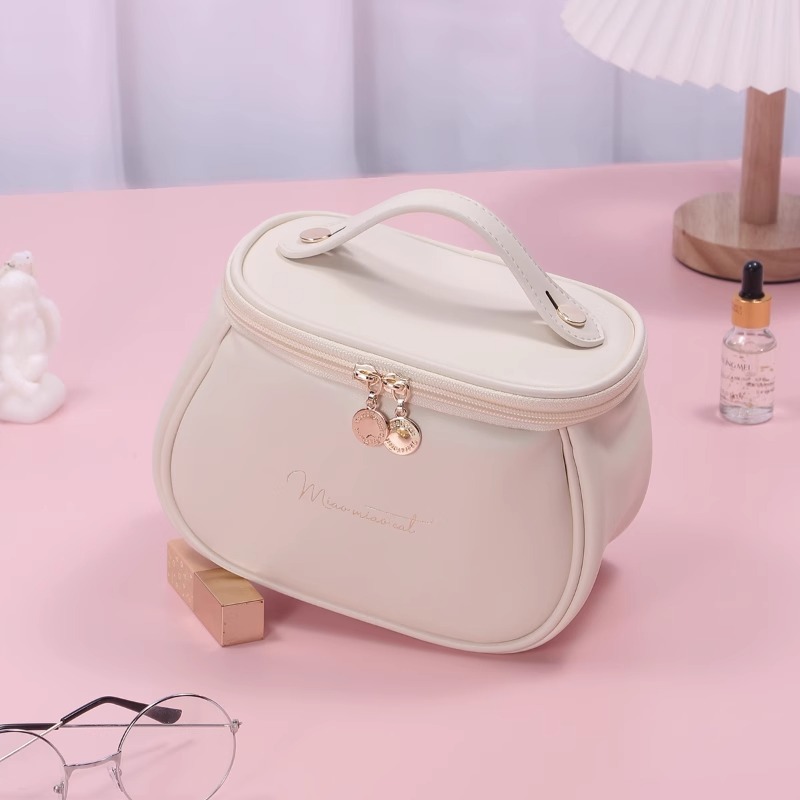 化粧バッグ女性ハイエンドポータブル大容量化粧ブラシ化粧品収納バッグ防水旅行洗面バッグ化粧バッグ|undefined