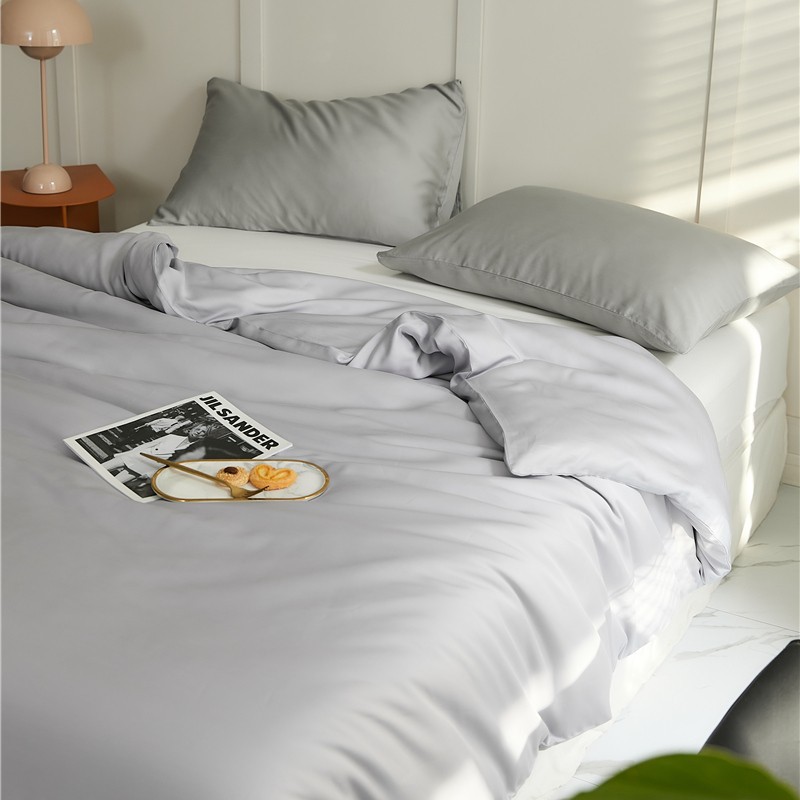 100本のlf蘭精天糸布団カバー単品純色枕カバー裸睡眠ライゼル繊維シーツシーツシーツ単品夏