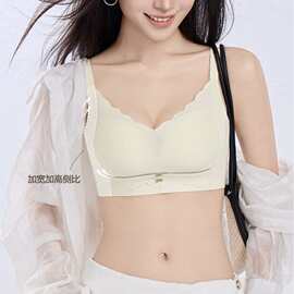 婷婷8833#简约百搭无侧骨内衣34-40中厚B杯聚拢提拉尾单文胸促销