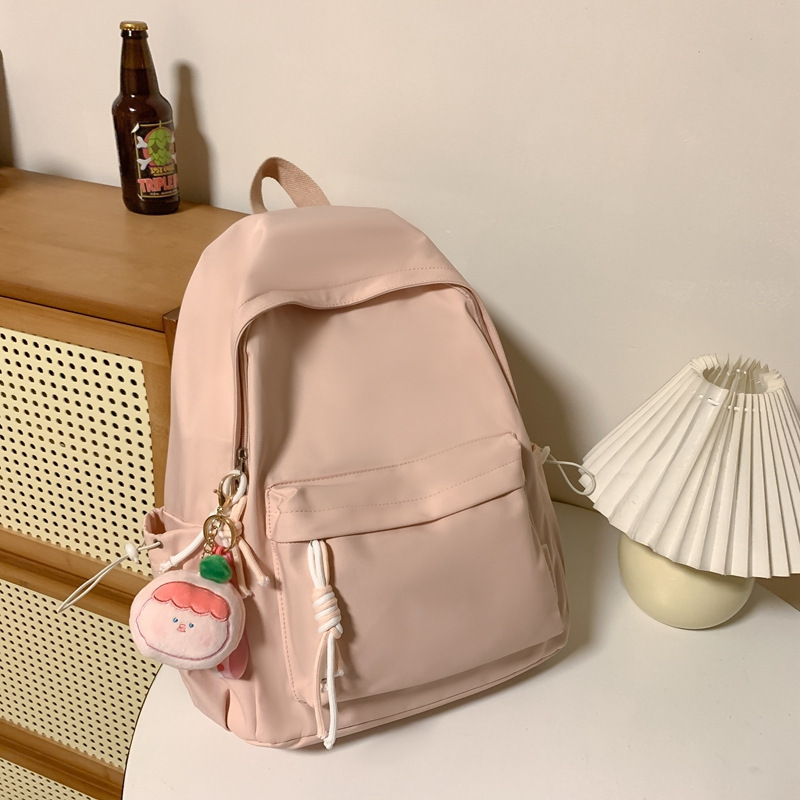 Los estudiantes de soft Sister tienen mochilas escolares simples y ligeras en clase, mochilas de ocio, mochilas de hombro, mochilas de alto valor facial, pequeñas y frescas, de gran capacidad, para niñas.